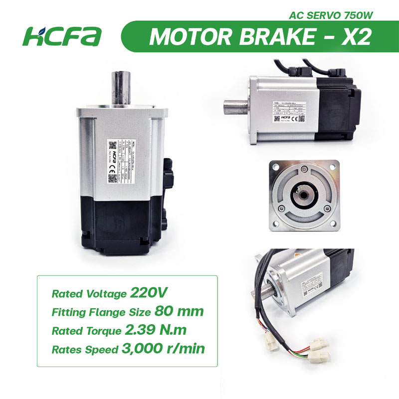 HCFA AC SERVO MOTOR 750W BRAKE