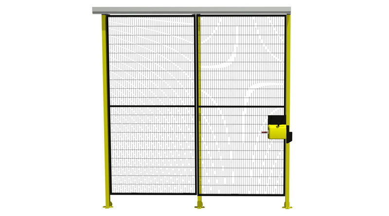 Troax Single Sliding Doors with Lock